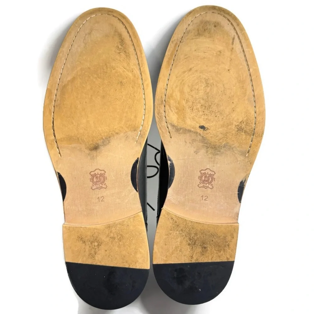 JOSEPH ABBOUD LEATHER BROGUE SHOES
